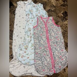 Bundles of 3 sleep sacks 6 to 36 months